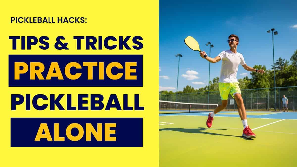 How to Practice Pickleball Alone and Improve Your Game