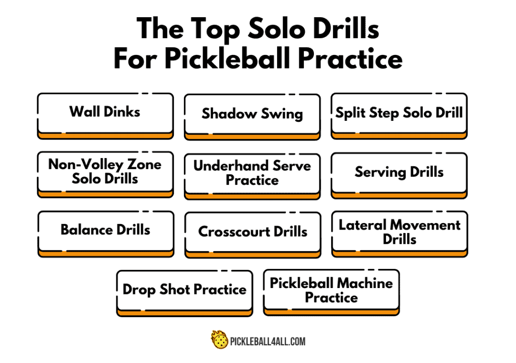 The Top Solo Drills for Pickleball Practice